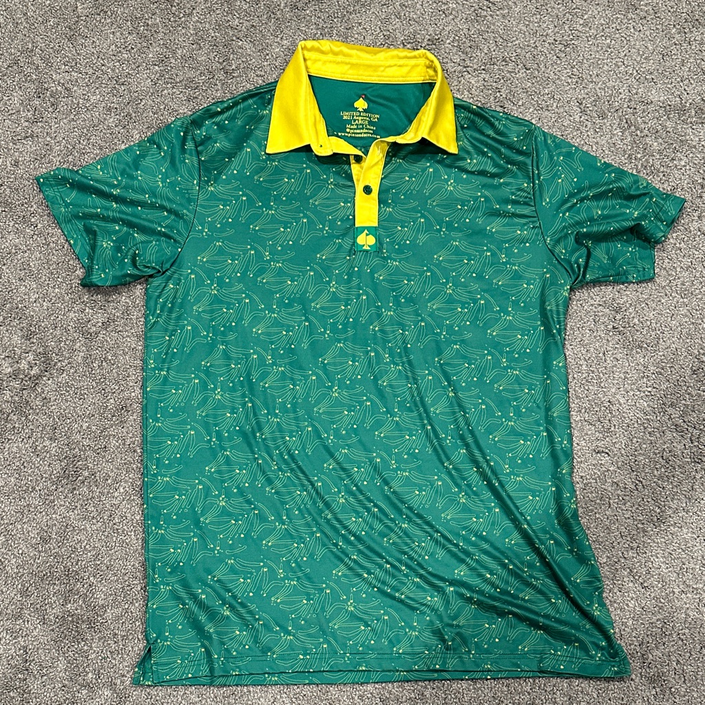 Green And Yellow Polo Shirt